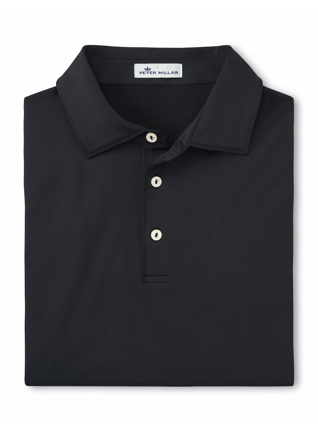 Peter Millar Men's Solid Performance Polo - Self Collar