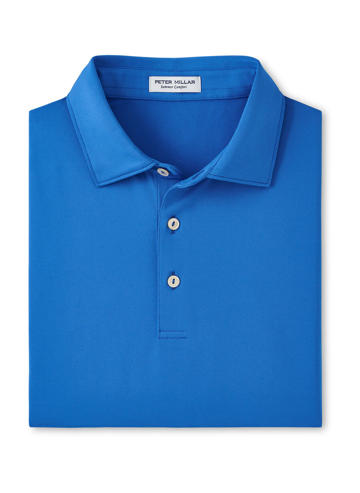 Peter Millar Men's Solid Performance Polo - Self Collar