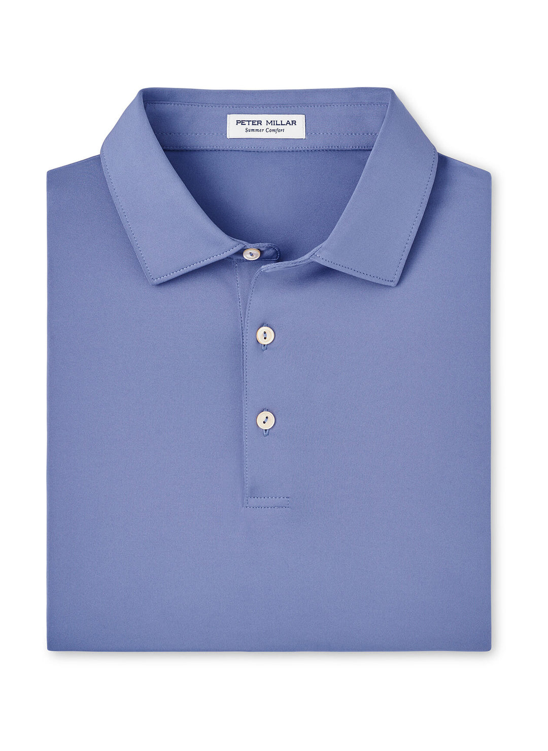 Peter Millar Men's Solid Performance Polo - Self Collar