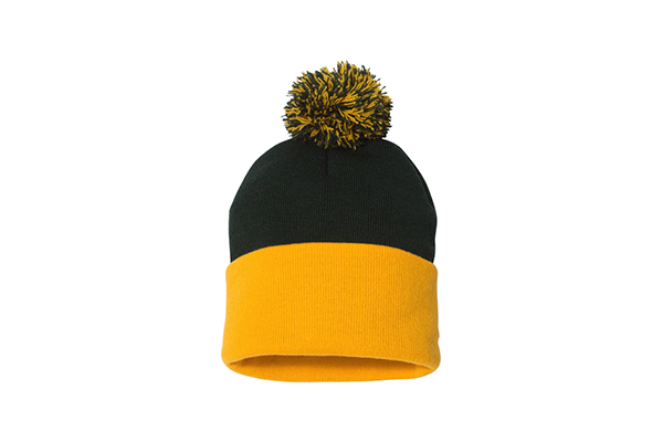 Sportsman 12" Cuffed Pom Beanie