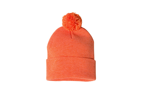 Sportsman 12" Cuffed Pom Beanie