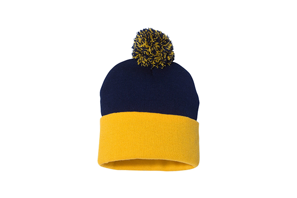 Sportsman 12" Cuffed Pom Beanie