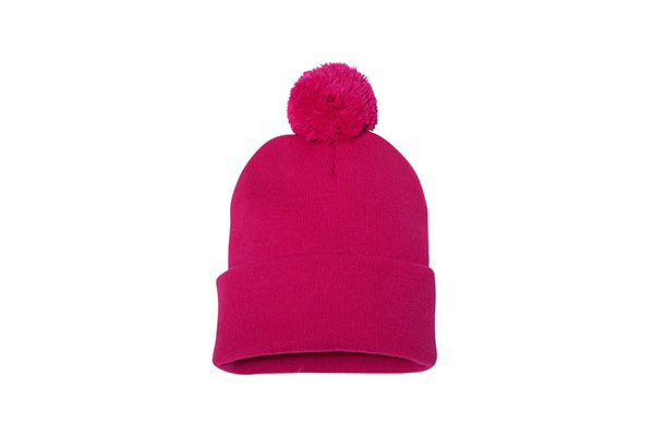 Sportsman 12" Cuffed Pom Beanie