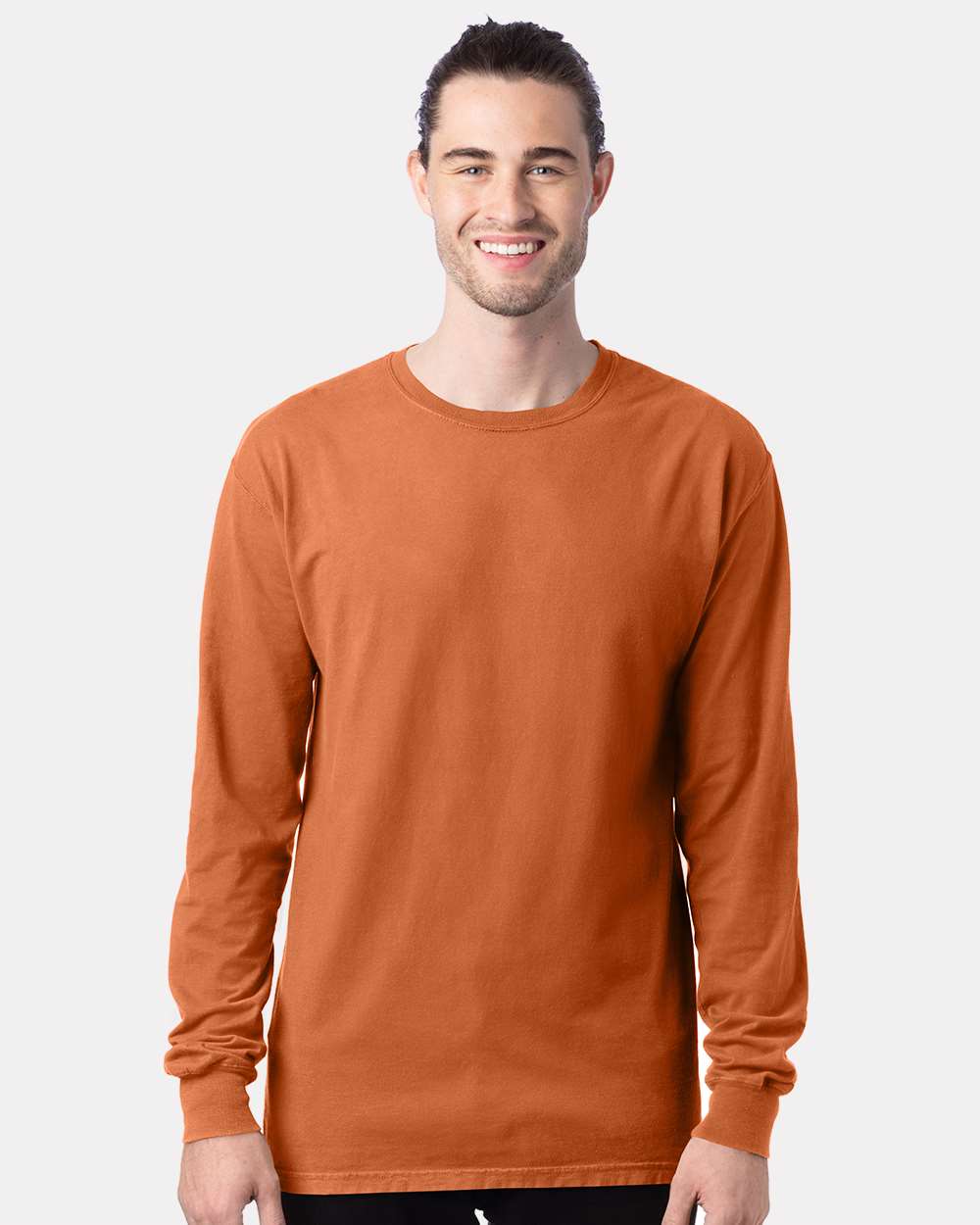 Hanes GDH200 Garment Dyed Long Sleeve T-Shirt