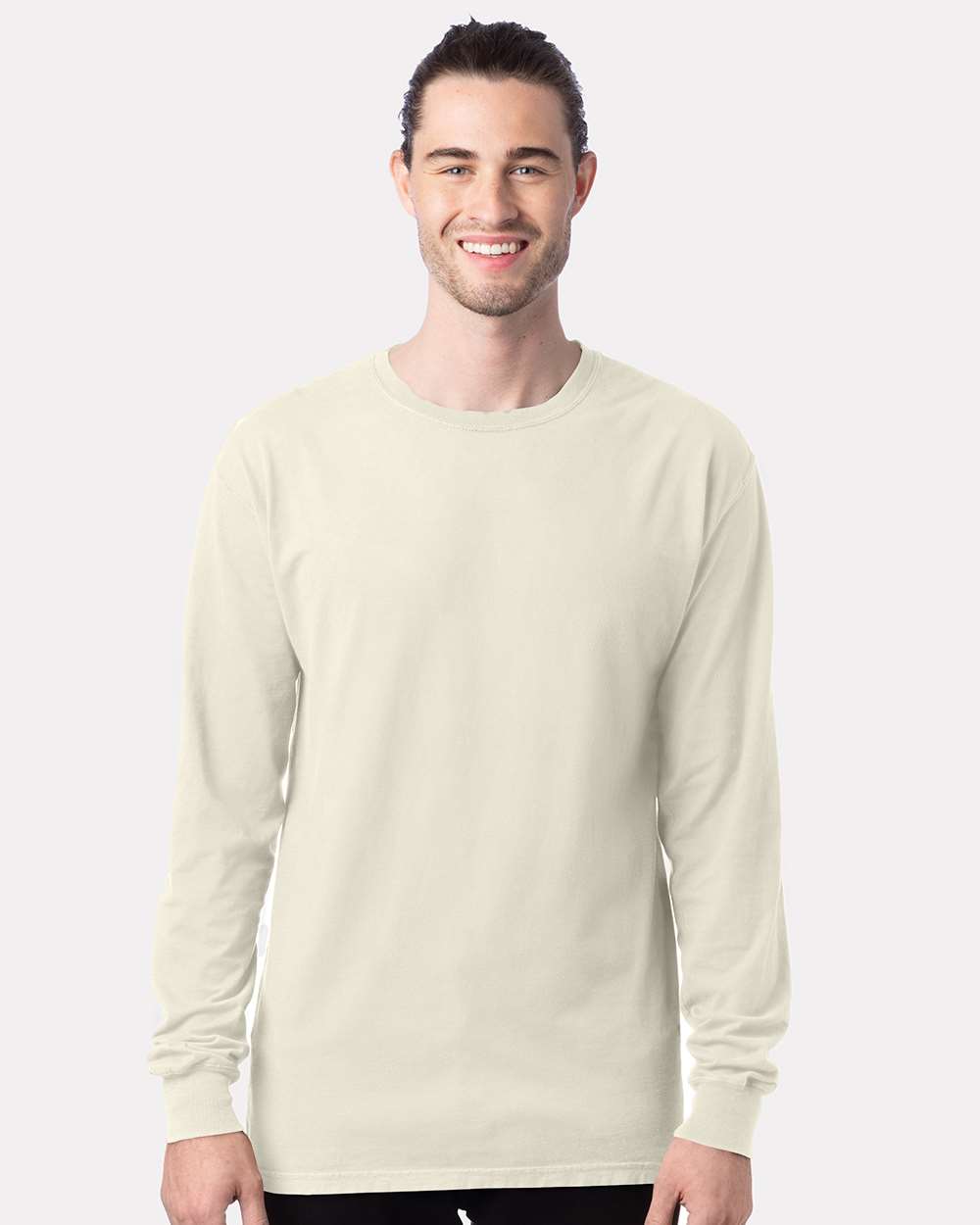 Hanes GDH200 Garment Dyed Long Sleeve T-Shirt