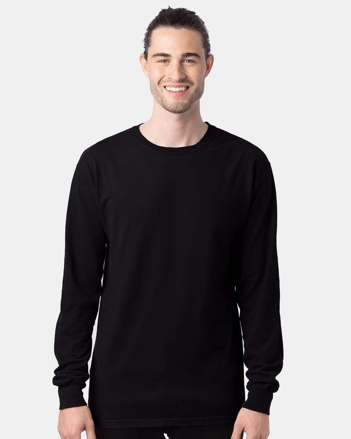 Hanes GDH200 Garment Dyed Long Sleeve T-Shirt