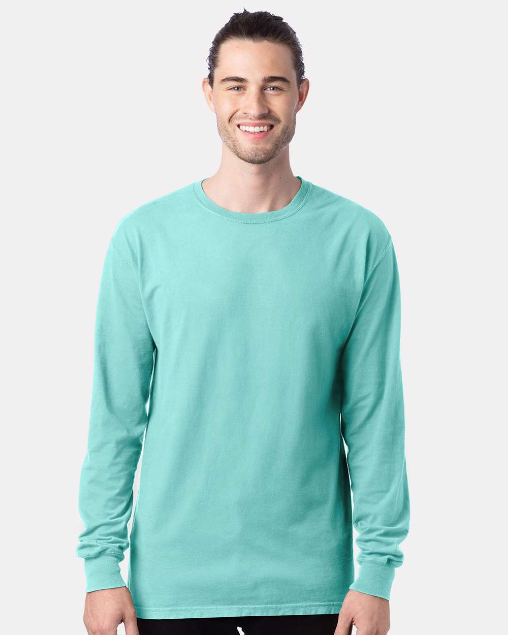 Hanes GDH200 Garment Dyed Long Sleeve T-Shirt