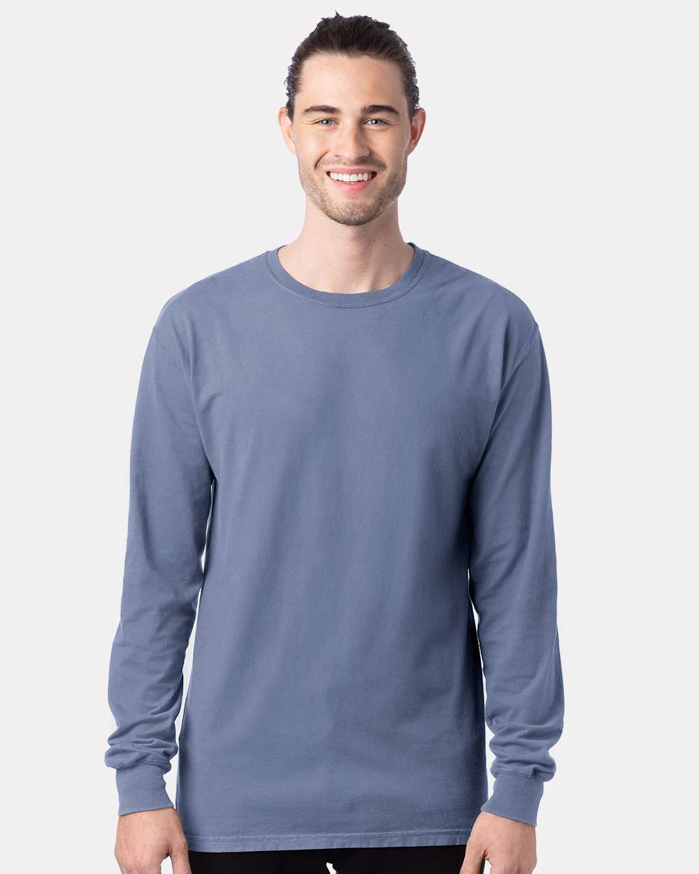 Hanes GDH200 Garment Dyed Long Sleeve T-Shirt