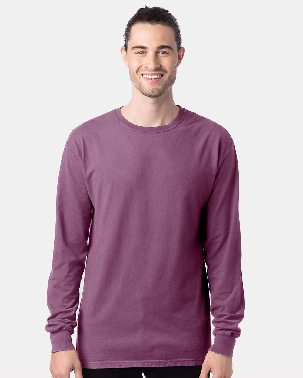 Hanes GDH200 Garment Dyed Long Sleeve T-Shirt