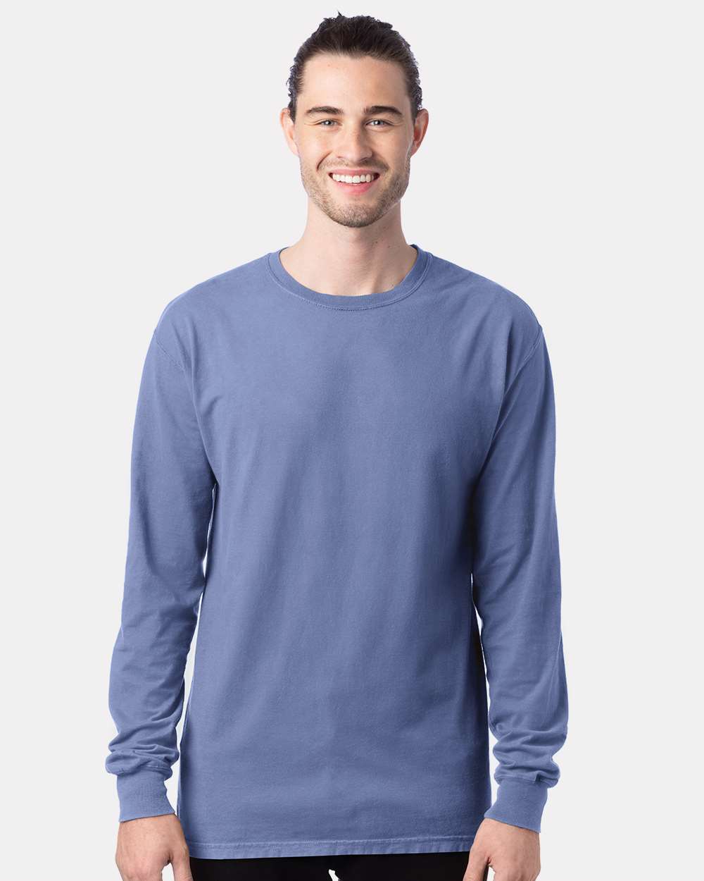 Hanes GDH200 Garment Dyed Long Sleeve T-Shirt