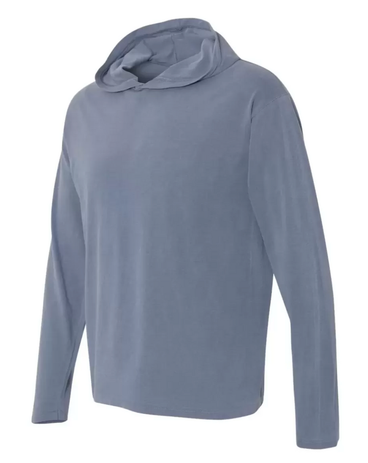 Comfort Colors 4900 Garment Dyed Hooded Long Sleeve Tee