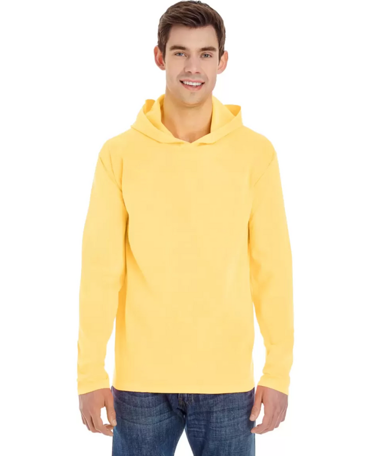 Comfort Colors 4900 Garment Dyed Hooded Long Sleeve Tee