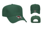 OTTO-31-069-5-Panel-Low-Crown-Baseball-Cap-Dark-Green