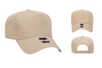 OTTO-31-069-5-Panel-Low-Crown-Baseball-Cap-Khaki