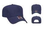 OTTO-31-069-5-Panel-Low-Crown-Baseball-Cap-Navy