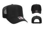 OTTO-39-165-High-Crown-Foam-Trucker-Black