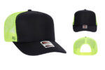 OTTO-39-165-High-Crown-Foam-Trucker-Blk_Blk_N.Ylw_