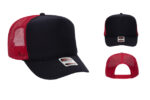 OTTO-39-165-High-Crown-Foam-Trucker-Blk_Blk_Red