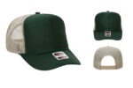 OTTO-39-165-High-Crown-Foam-Trucker-Dk.Grn_Dk.Grn_Kha