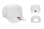 OTTO-39-165-High-Crown-Foam-Trucker-White