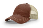 Richardson-111-Garment-Washed-Trucker-Brown-Khaki