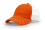 Richardson-111-Garment-Washed-Trucker-Orange-White