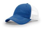 Richardson-111-Garment-Washed-Trucker-Royal-White