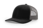 Richardson-112-Trucker-Black-Charcoal