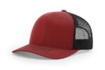 Richardson-112-Trucker-Cardinal-Black