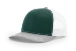 Richardson-112-Trucker-Darkgreen-White-Heathergrey