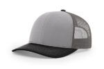 Richardson-112-Trucker-Grey-Charcoal-Black