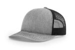 Richardson-112-Trucker-Heathergrey-Black