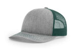 Richardson-112-Trucker-Heathergrey-Darkgreen