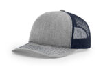 Richardson-112-Trucker-Heathergrey-Navy