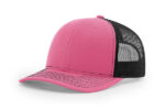 Richardson-112-Trucker-Hotpink-Black