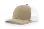 Richardson-112-Trucker-Khaki-White