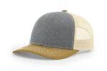 Richardson-112-Trucker-heather-grey-birch-amber-gold