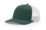 Richardson-115-Low-Pro-Trucker-Heatherdarkgreen-Lightgrey