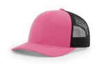 Richardson-115-Low-Pro-Trucker-Hotpink-Black