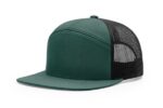 Richardson-168-7Panel-Trucker-DarkGreen-Black