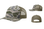 Richardson-R112PFP-Printed-Five-Panel-Trucker-Marsh-Duck-Camo-Loden