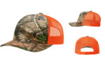 Richardson-R112PFP-Printed-Five-Panel-Trucker-Realtree-Edge-Neon-Orange