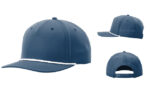 Richardson-R258-5-Panel-Classic-Rope-Cap-Light-Blue-White