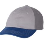 Valucap-VC300A-Dad-Hat-Grey-Royal-Charcoal