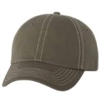 Valucap-VC300A-Dad-Hat-Olive-StoneStitch