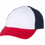 Valucap-VC300A-Dad-Hat-White-Red-Navy