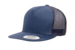 Yupoong-6006-Flat-Bill-Trucker-Navy