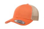 Yupoong-6606-Retro-Tucker-Rusticorange-Khaki