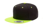 Yupoong-Classic-Snapback-Black-Neongreen