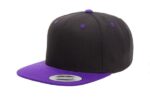 Yupoong-Classic-Snapback-Black-Purple